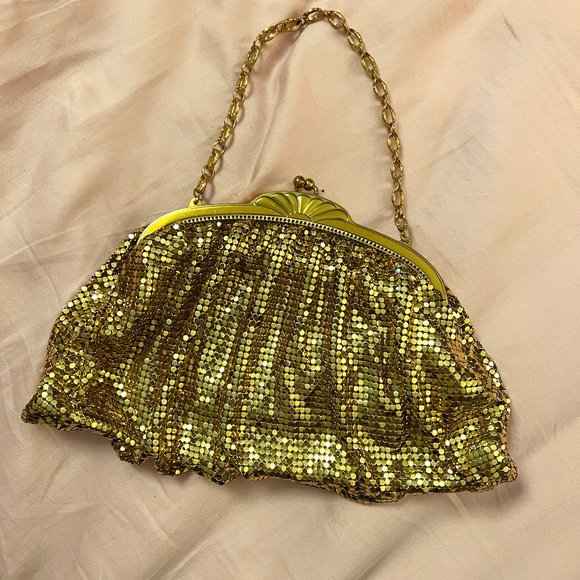 Vintage Disco-Era Whiting & Davis Mesh Bag - Picture 1 of 7
